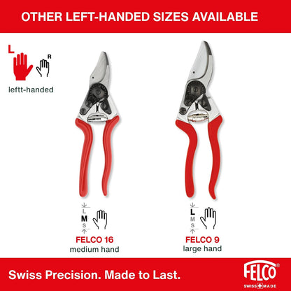 F31 Pruning Shears – 8.3" Garden Clippers with Anvil Blade for Dry & Hard Wood | Hand Pruner for Gardening | Garden Tool Cutter with Aluminum Handle, Alloy Steel Blade, High-Torque Cutting Power
