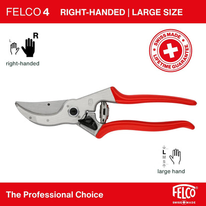 F31 Pruning Shears – 8.3" Garden Clippers with Anvil Blade for Dry & Hard Wood | Hand Pruner for Gardening | Garden Tool Cutter with Aluminum Handle, Alloy Steel Blade, High-Torque Cutting Power
