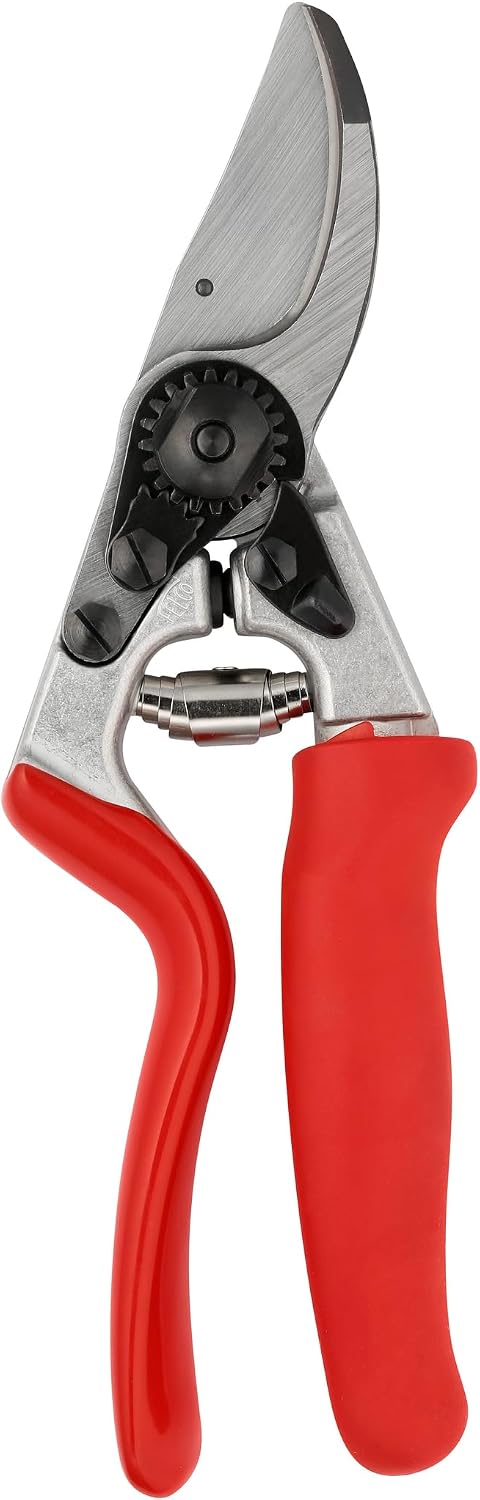 F31 Pruning Shears – 8.3" Garden Clippers with Anvil Blade for Dry & Hard Wood | Hand Pruner for Gardening | Garden Tool Cutter with Aluminum Handle, Alloy Steel Blade, High-Torque Cutting Power
