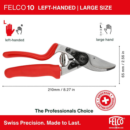 F31 Pruning Shears – 8.3" Garden Clippers with Anvil Blade for Dry & Hard Wood | Hand Pruner for Gardening | Garden Tool Cutter with Aluminum Handle, Alloy Steel Blade, High-Torque Cutting Power