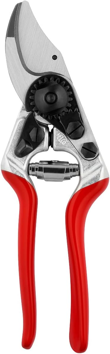 F31 Pruning Shears – 8.3" Garden Clippers with Anvil Blade for Dry & Hard Wood | Hand Pruner for Gardening | Garden Tool Cutter with Aluminum Handle, Alloy Steel Blade, High-Torque Cutting Power