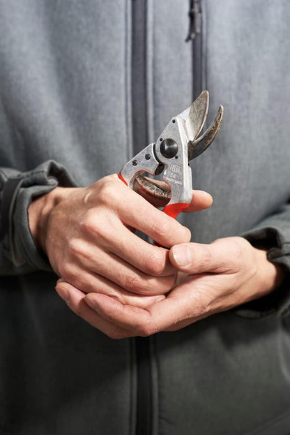 F31 Pruning Shears – 8.3" Garden Clippers with Anvil Blade for Dry & Hard Wood | Hand Pruner for Gardening | Garden Tool Cutter with Aluminum Handle, Alloy Steel Blade, High-Torque Cutting Power