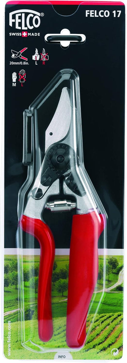 F31 Pruning Shears – 8.3" Garden Clippers with Anvil Blade for Dry & Hard Wood | Hand Pruner for Gardening | Garden Tool Cutter with Aluminum Handle, Alloy Steel Blade, High-Torque Cutting Power