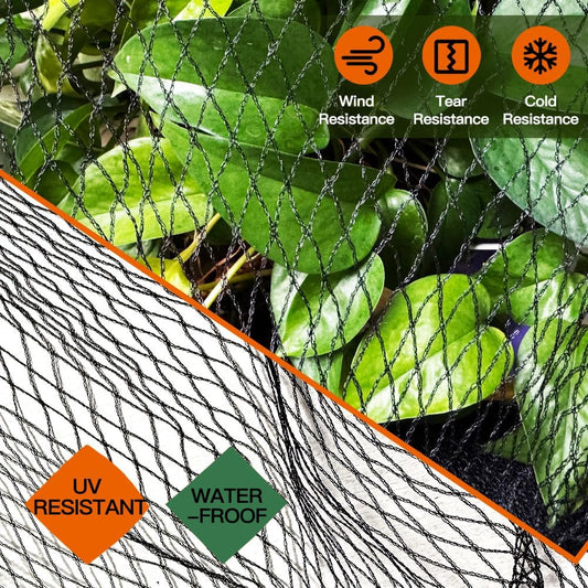 Bird Netting for Garden,13 x 32 FT Extra Strong Mesh Netting Heavy Duty Kit