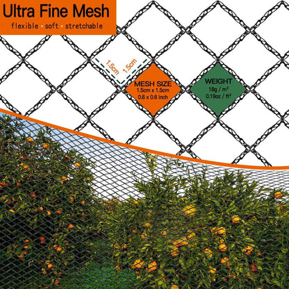 Bird Netting for Garden,13 x 32 FT Extra Strong Mesh Netting Heavy Duty Kit