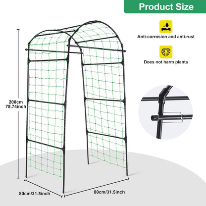 Cucumber Trellis for Raised Garden Bed, 71" H x 32" W A Frame