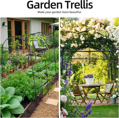 Cucumber Trellis for Raised Garden Bed, 71" H x 32" W A Frame