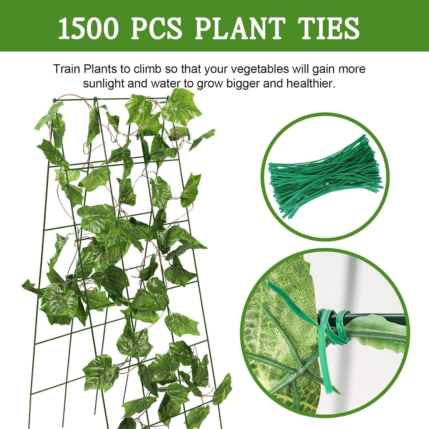 48 x 18 Cucumber Trellis, Foldable Metal A-Frame Trellis for Raised Beds, Small Garden Plant Support for Cucumbers, Peas and Climbing Vegetables