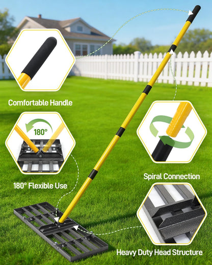 30in Lawn Leveling Rake