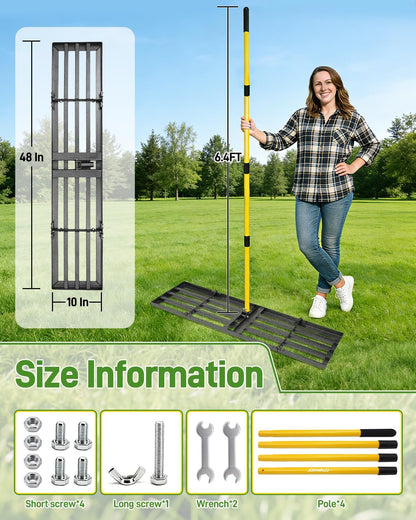 30in Lawn Leveling Rake