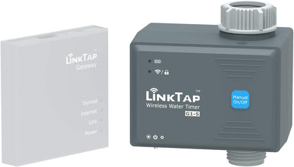 LinkTap G2S Smart Garden Hose Timer & Gateway, 2-Year Battery Life