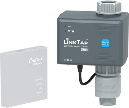 LinkTap G2S Smart Garden Hose Timer & Gateway, 2-Year Battery Life