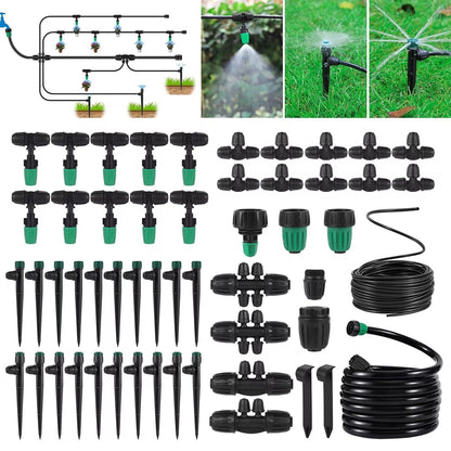 Leak-Proof Drip Irrigation Kit, Quick Connect Irrigation System Kit