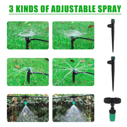 Leak-Proof Drip Irrigation Kit, Quick Connect Irrigation System Kit