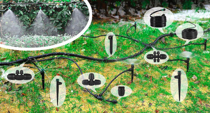 Leak-Proof Drip Irrigation Kit, Quick Connect Irrigation System Kit