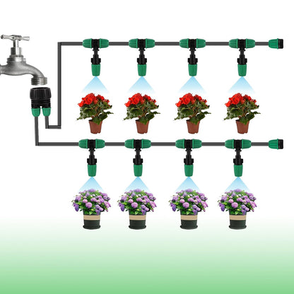 Leak-Proof Drip Irrigation Kit, Quick Connect Irrigation System Kit