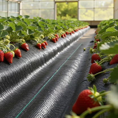 Weed Barrier Landscape Fabric, 4*100FT Heavy Duty Garden Weed Fabric, Woven PP Weed Control Fabric, Driveway Fabric, Geotextile Fabric for Landscaping, Ground Cover, Weed Blocker Weed Mat, Black