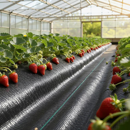 Weed Barrier Landscape Fabric, 4*100FT Heavy Duty Garden Weed Fabric, Woven PP Weed Control Fabric, Driveway Fabric, Geotextile Fabric for Landscaping, Ground Cover, Weed Blocker Weed Mat, Black