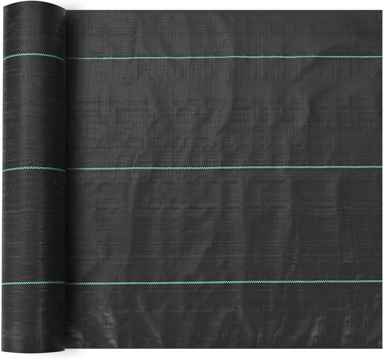 Weed Barrier Landscape Fabric, 4*100FT Heavy Duty Garden Weed Fabric, Woven PP Weed Control Fabric, Driveway Fabric, Geotextile Fabric for Landscaping, Ground Cover, Weed Blocker Weed Mat, Black