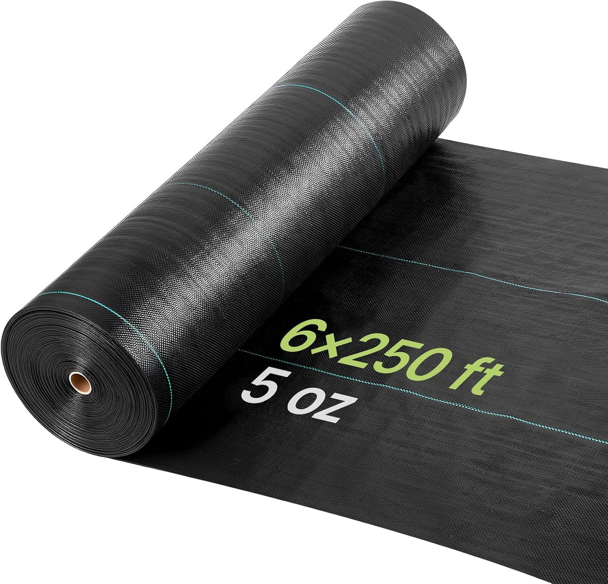 Weed Barrier Landscape Fabric, 4*100FT Heavy Duty Garden Weed Fabric, Woven PP Weed Control Fabric, Driveway Fabric, Geotextile Fabric for Landscaping, Ground Cover, Weed Blocker Weed Mat, Black