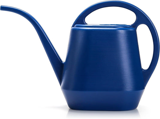 Watering Can, 1/2 Gallon Plastic Watering Cans with Comfortable Handle, Small Garden Watering Cans Long Spout for Indoor Outdoor Watering Plants, Blue