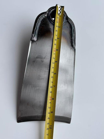 Garden Hoe,Heavy Duty Gardening Hoe,Sharp Edged Hoe，Cultivating,Digging,Loosen Soil, Trenching, Landscaping Manual Weeder ，Long Shaped Hoe（Without Handle）