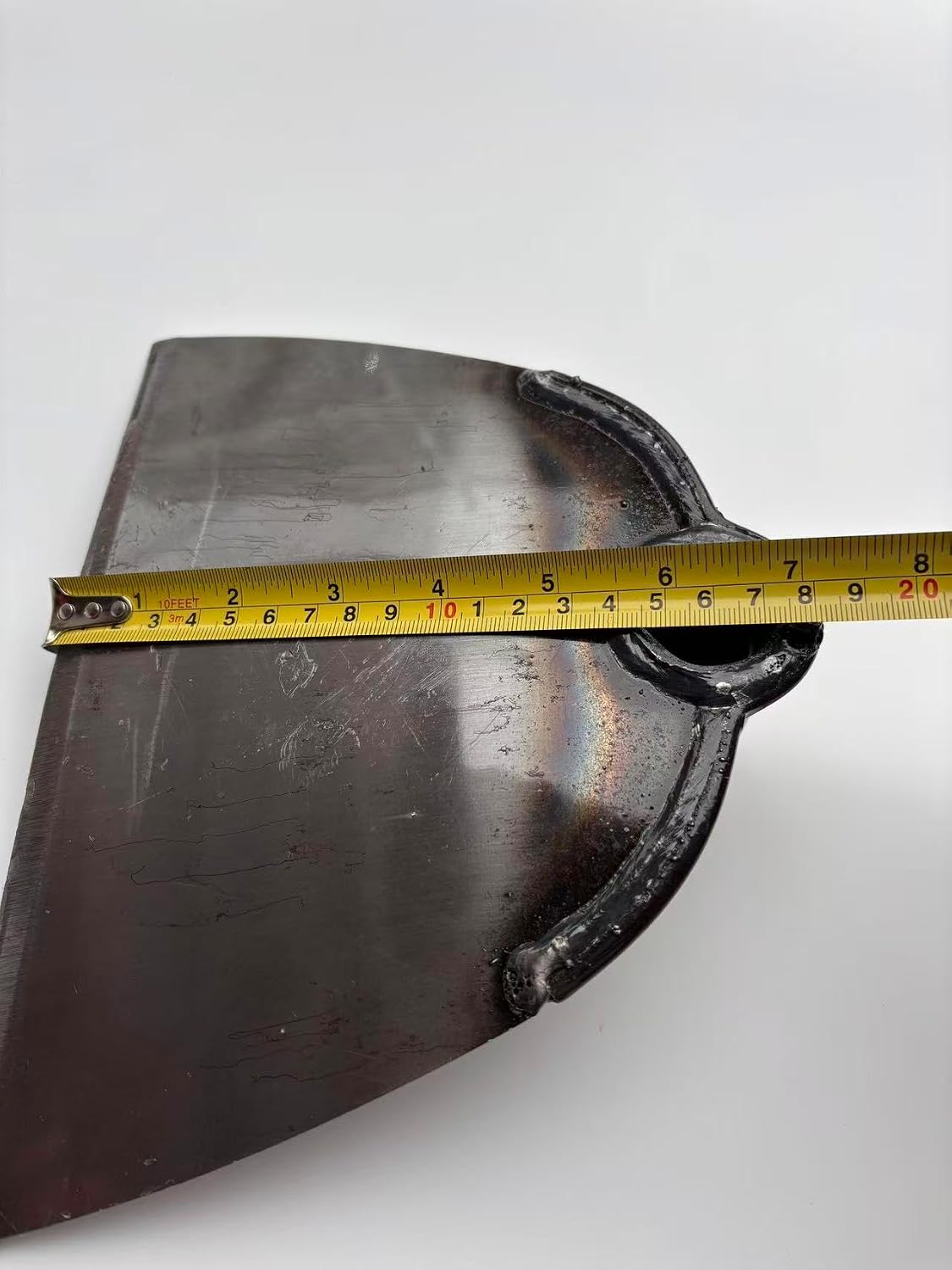 Garden Hoe,Heavy Duty Gardening Hoe,Sharp Edged Hoe，Cultivating,Digging,Loosen Soil, Trenching, Landscaping Manual Weeder ，Long Shaped Hoe（Without Handle）