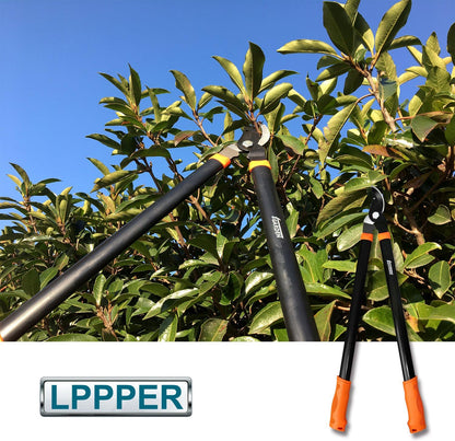 3 Piece Garden Tools Hedge Shear Trimmer Bypass Lopper Pruning Shears Ideal for Tree Branches Pruning Sharp Shrubs and Other Yard Work