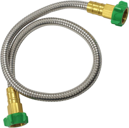 3ft Leakproof Flexible Leader Hose, 304 Stainless Steel