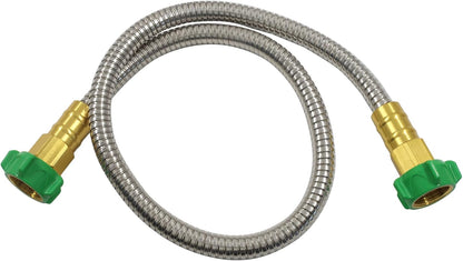 3ft Leakproof Flexible Leader Hose, 304 Stainless Steel
