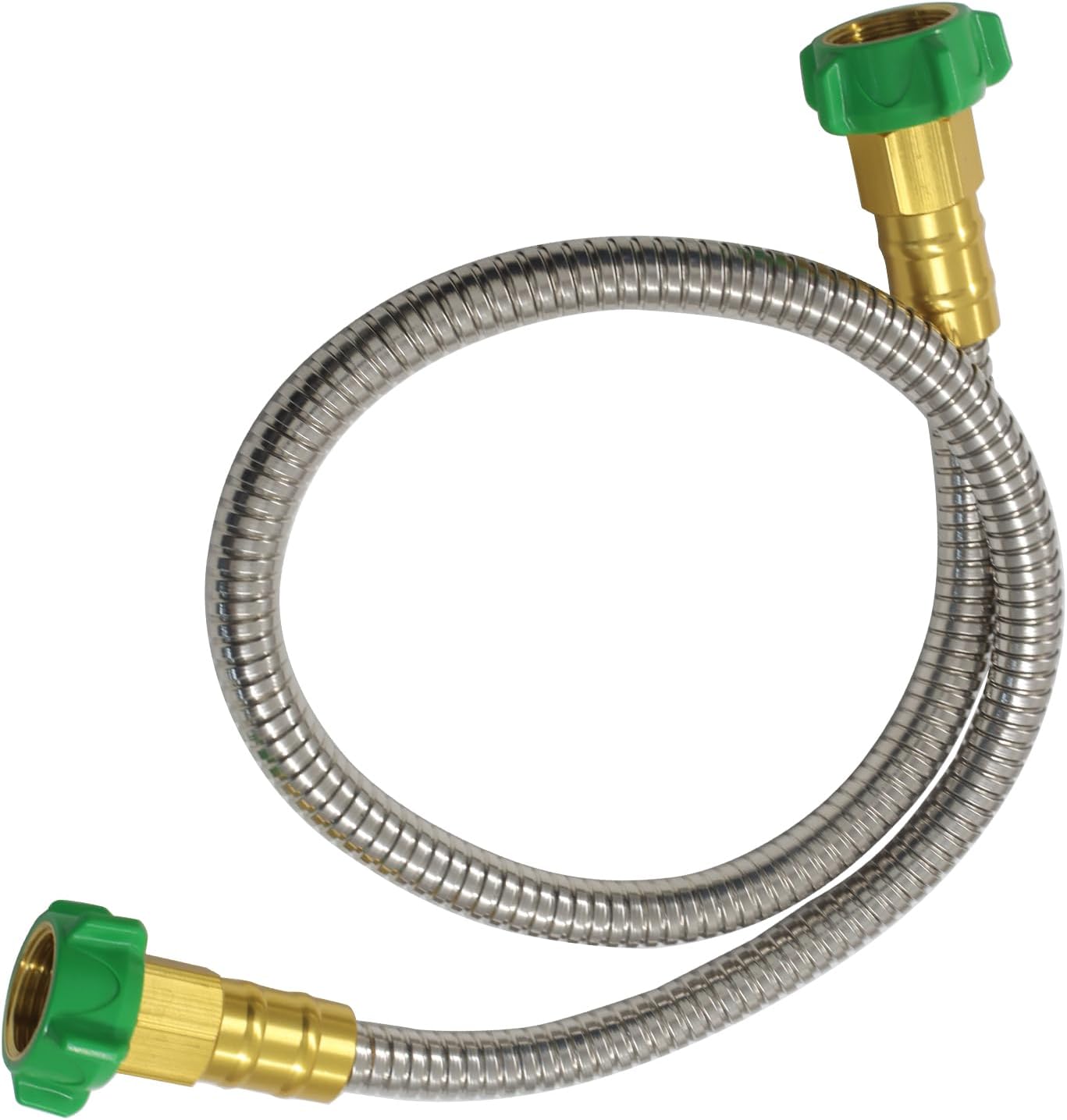 3ft Leakproof Flexible Leader Hose, 304 Stainless Steel