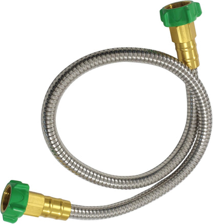 3ft Leakproof Flexible Leader Hose, 304 Stainless Steel