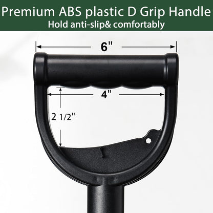 Pitch Fork, Metal Broadfork Garden Tool Long Handle, 4 Tine Mulch Hay Manure Digging Bedding Hay Potato Garden Fork Shovel for Gardening Loosening Soil Compost