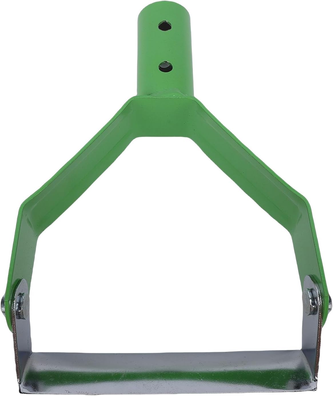 Stirrup Hoe, Carbon Steel Garden Hoe Head, Heavy Duty Carbon Steel Scuffle Loop for Weeding Gardening Grass Scraper, Gardening Gift (Orange)