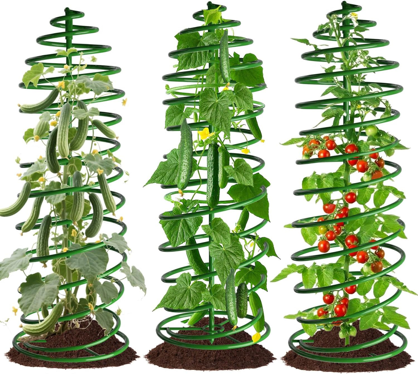 12 Pack Peony Cage Plant Support Stakes 10" W x 16" H Heavy Duty Ring Metal Garden Support Structures Plant Cage with Ties for Indoor Flower Outdoor Tomato Hydrangea Monstera
