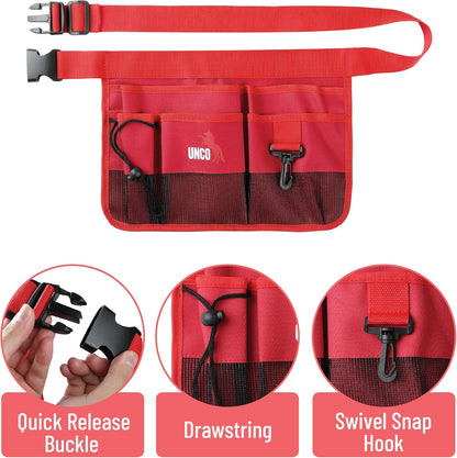 Adjustable Gardening Belt, Green, 7 Pockets, Wear, Cut and Water Resistant, Garden Tool Belt Pouch, Waist Apron with Pockets