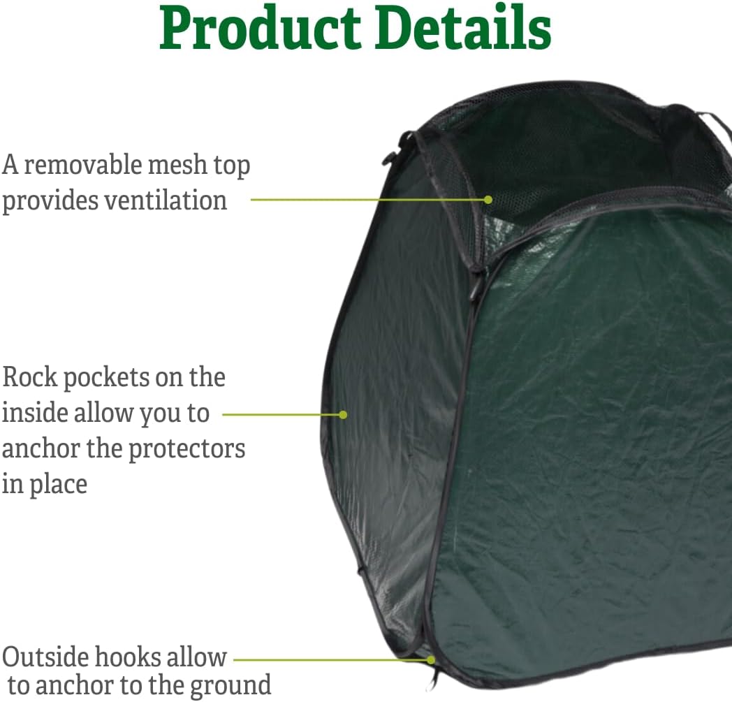 Pop-Up Plant Covers, Large (22" x 22")