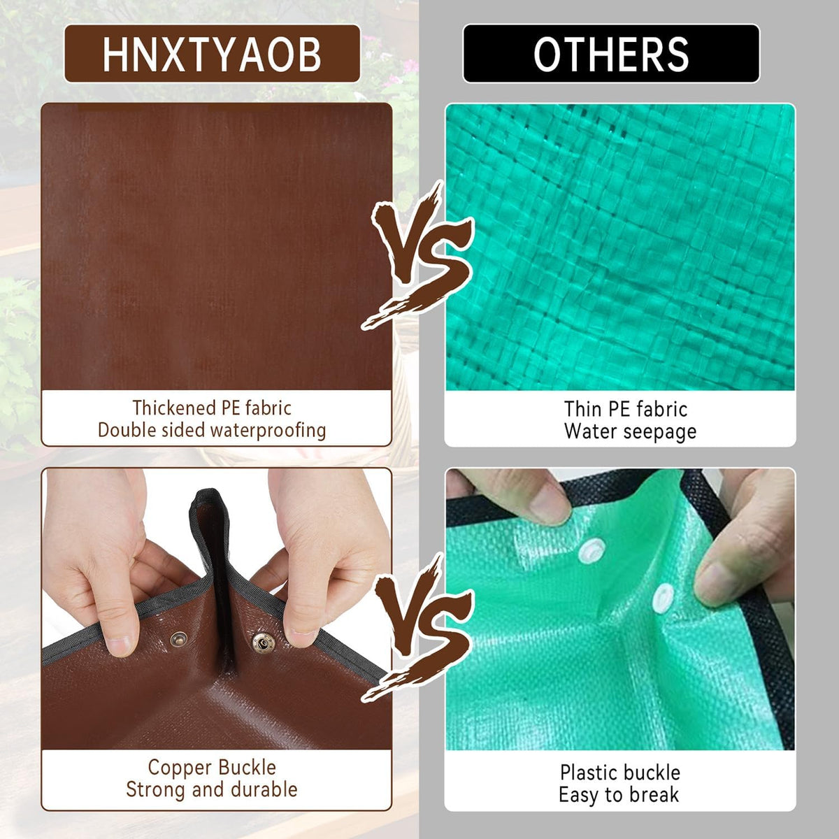 Repotting Mat for Indoor Plant Transplanting and Mess Control 27"x 27" Thickened Waterproof Potting Tray Foldable Succulent Potting Mat Portable Gardening Mat Garden Gifts for Women & Men