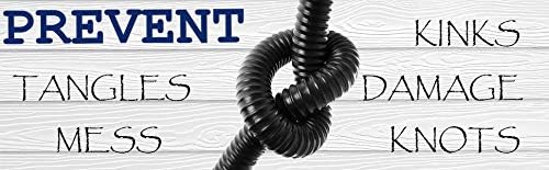 Premium 100 Ft Hose Hanger with Rust Resistant Metal, Organize Your Garden, Garage & Outdoor Storage Area, Wall Mount Holder or Hang/Hook Over Water Spigot with Included Screws