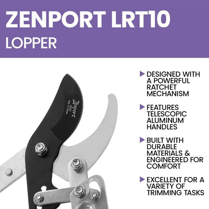 Telescopic Ratchet Bypass Lopper - 3 Pack