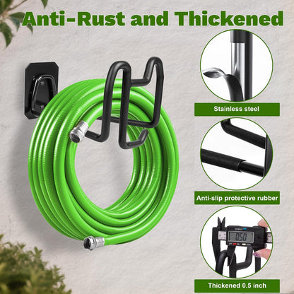 Garden Hose Holder Wall Mount Water Hose Holders for Outside