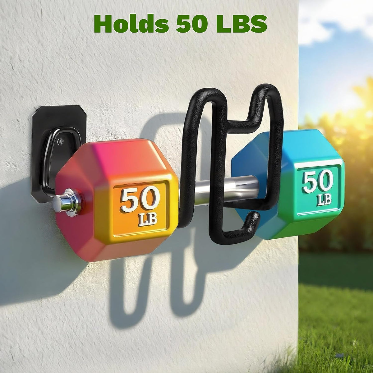 Garden Hose Holder Wall Mount Water Hose Holders for Outside
