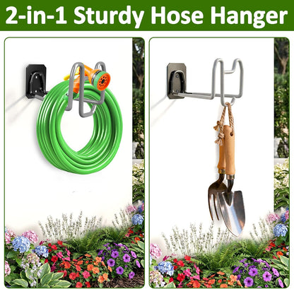 Garden Hose Holder Wall Mount Water Hose Holders for Outside