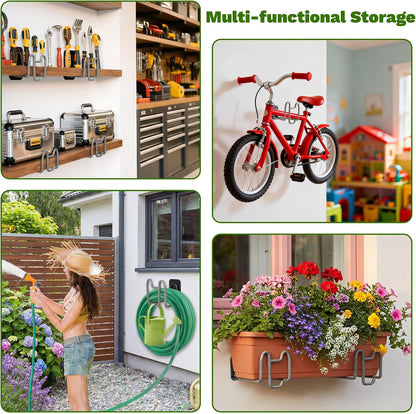 Garden Hose Holder Wall Mount Water Hose Holders for Outside