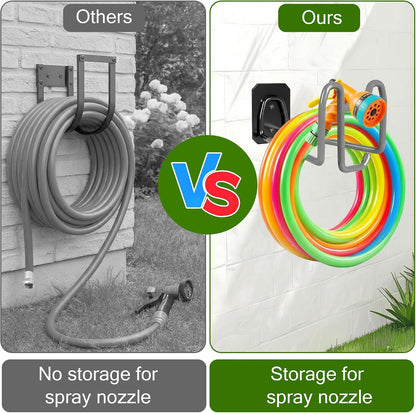 Garden Hose Holder Wall Mount Water Hose Holders for Outside