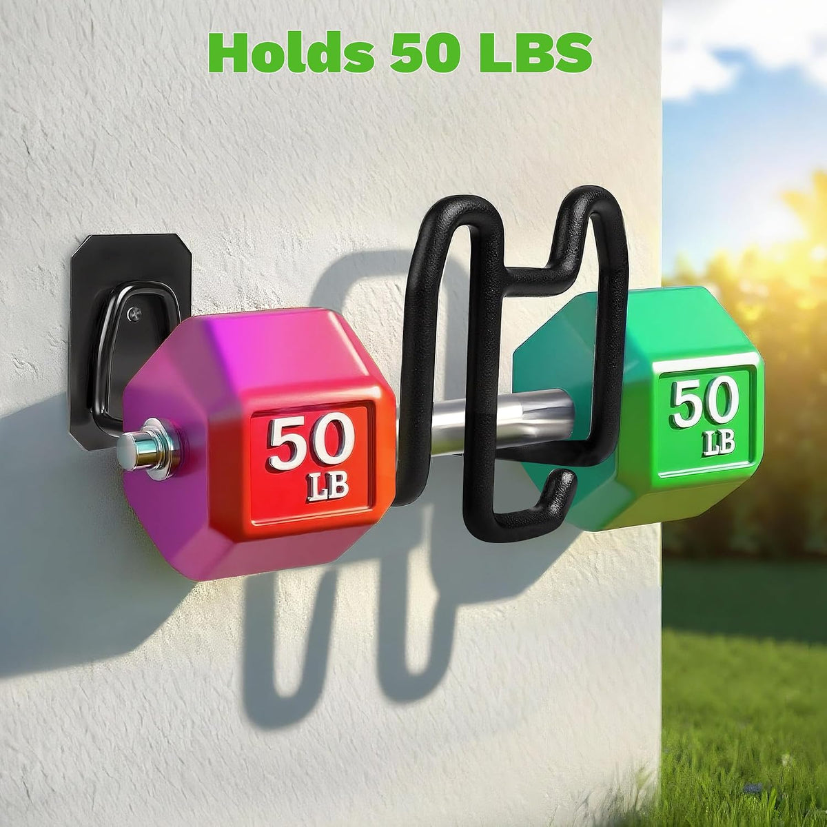 Garden Hose Holder Wall Mount Water Hose Holders for Outside