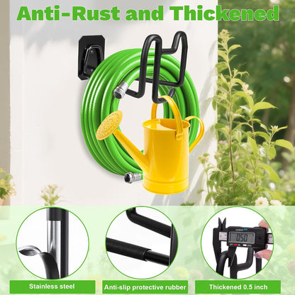 Garden Hose Holder Wall Mount Water Hose Holders for Outside