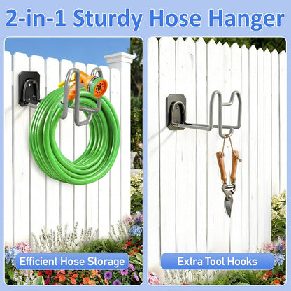 Garden Hose Holder Wall Mount Water Hose Holders for Outside