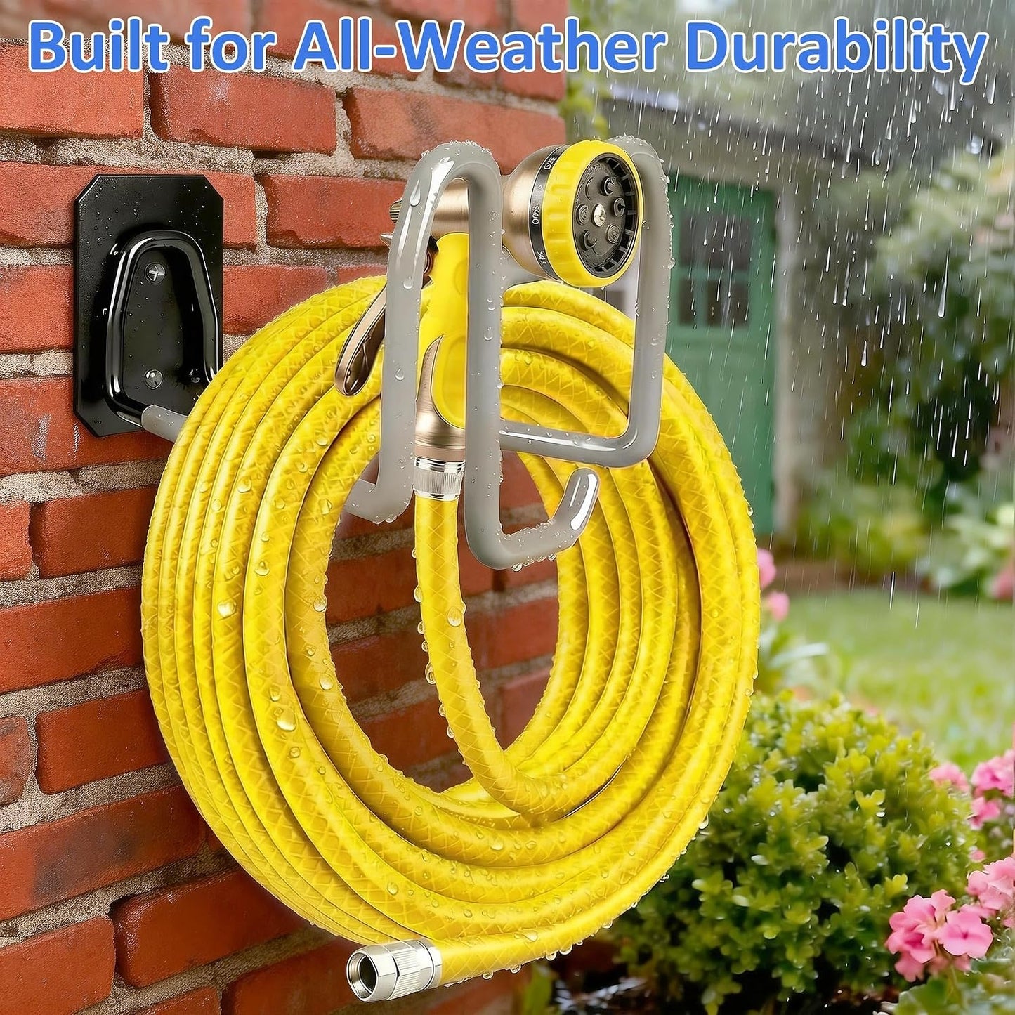 Garden Hose Holder Wall Mount Water Hose Holders for Outside