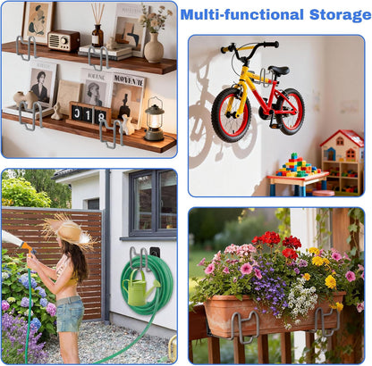 Garden Hose Holder Wall Mount Water Hose Holders for Outside